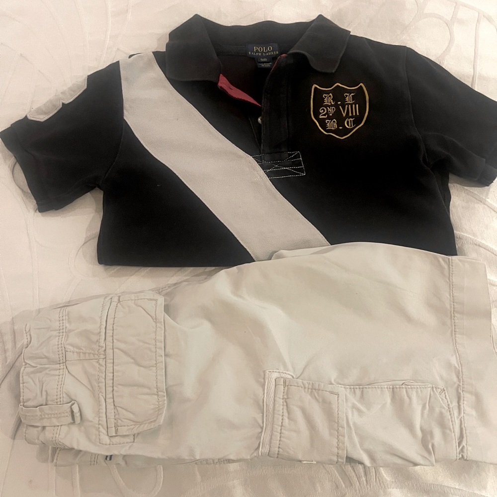 Ralph Lauren shirt with Tommy Shorts